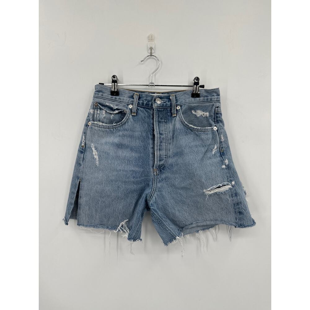 Agolde 90's Jean extra distressed cut off shorts Size 25